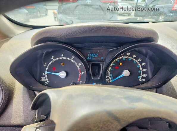 3FADP4AJ0HM170238 2017 FORD FIESTA Silver Вид щитка приладів