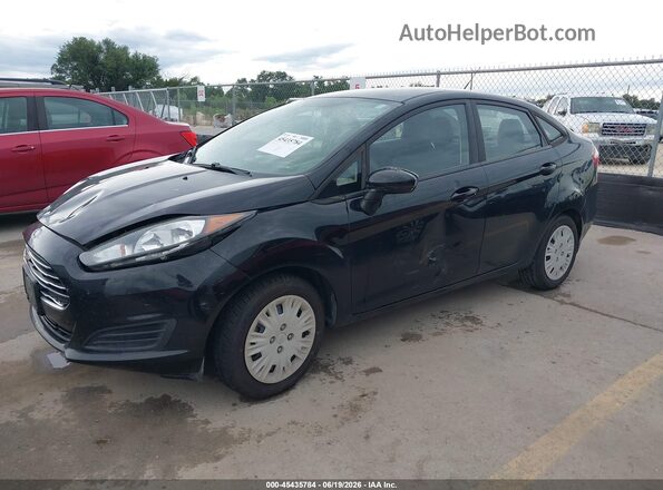 3FADP4AJ2KM103048 2019 FORD FIESTA Черный Передняя левая четверть