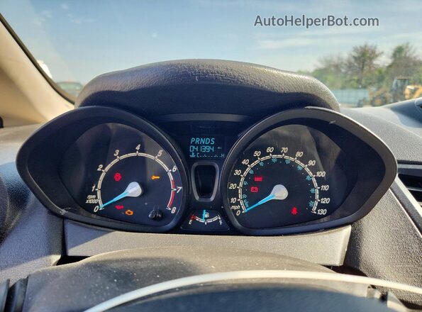 3FADP4AJ2KM113837 2019 FORD FIESTA White Вид щитка приладів