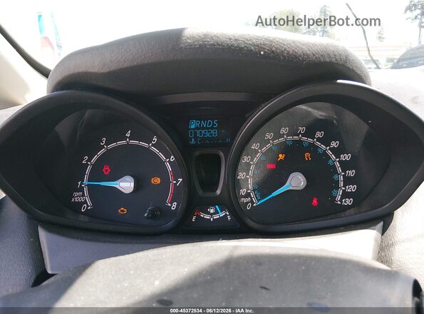 3FADP4AJ4KM135712 2019 FORD FIESTA White უკანა სავარძლების ხედი