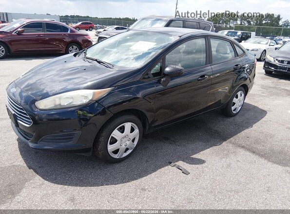 3FADP4AJ6GM196972 2016 FORD FIESTA Black Առջևի ձախ երեք քառորդ տեսարան