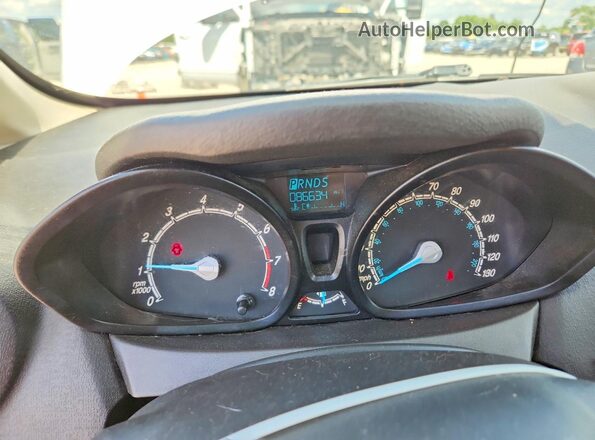3FADP4AJ8KM144851 2019 FORD FIESTA White Instrument cluster view