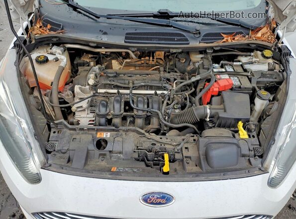 3FADP4AJ9KM154157 2019 FORD FIESTA Белый Вид задней части салона