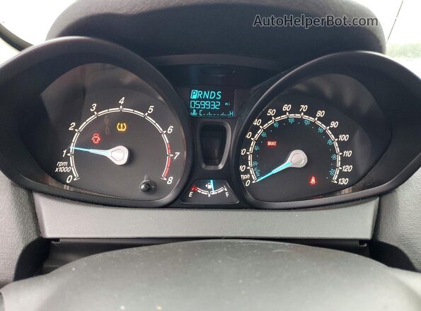 3FADP4AJ9KM154157 2019 FORD FIESTA Белый Вид щитка приборов