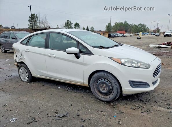 3FADP4AJ9KM154157 2019 FORD FIESTA Белый Передняя правая четверть