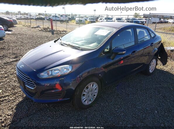 3FADP4BE0GM188822 2016 FORD FIESTA Dark Blue Առջևի ձախ երեք քառորդ տեսարան