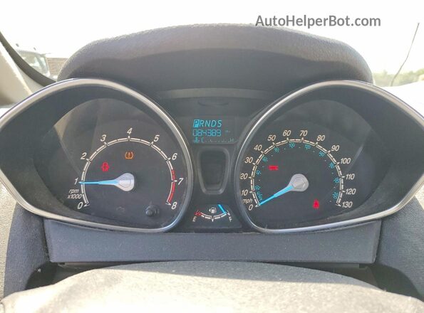 3FADP4BJ0HM115741 2017 FORD FIESTA Silver Instrument cluster view