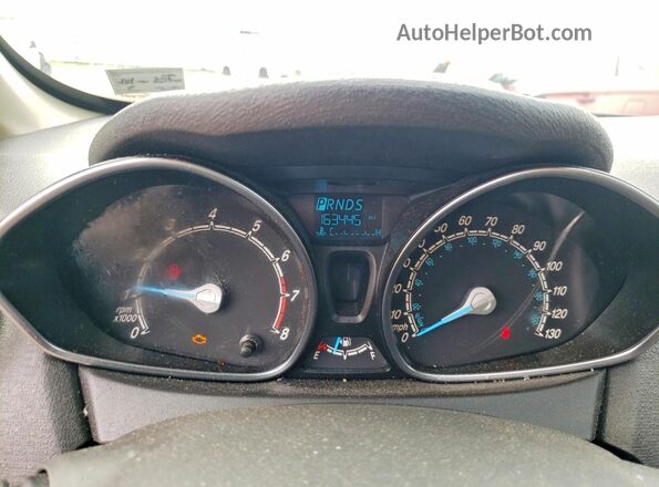 3FADP4BJ0JM116491 2018 FORD FIESTA White Instrument cluster view