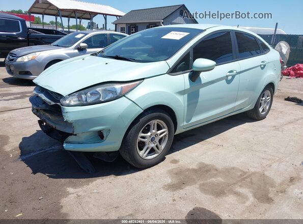 3FADP4BJ0KM147791 2019 FORD FIESTA Light Blue Vista tres cuartos delantera izquierda