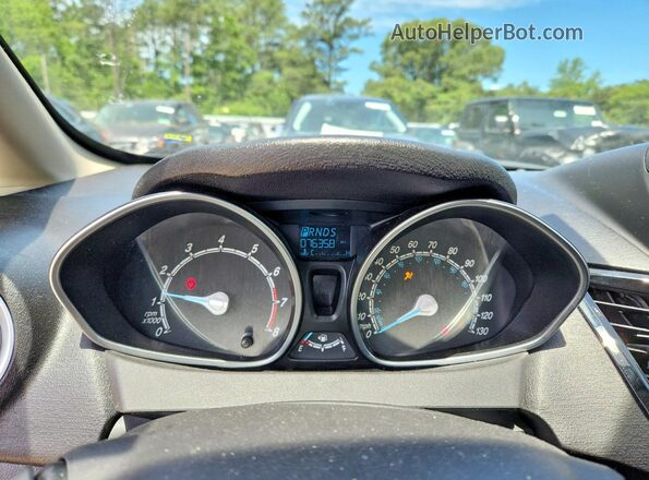 3FADP4BJ1HM159537 2017 FORD FIESTA Silver Widok zestawu wskaźników