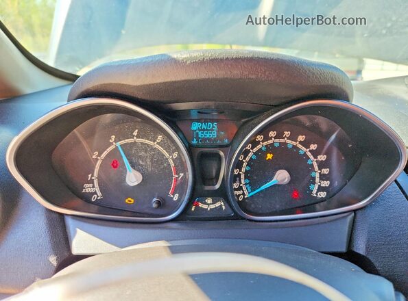 3FADP4BJ1JM111199 2018 FORD FIESTA Gray Instrument cluster view