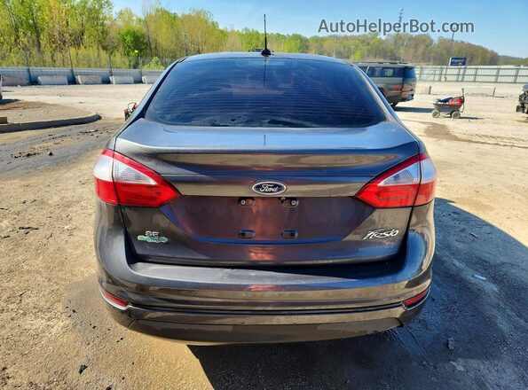3FADP4BJ1JM111199 2018 FORD FIESTA Gray Rear view