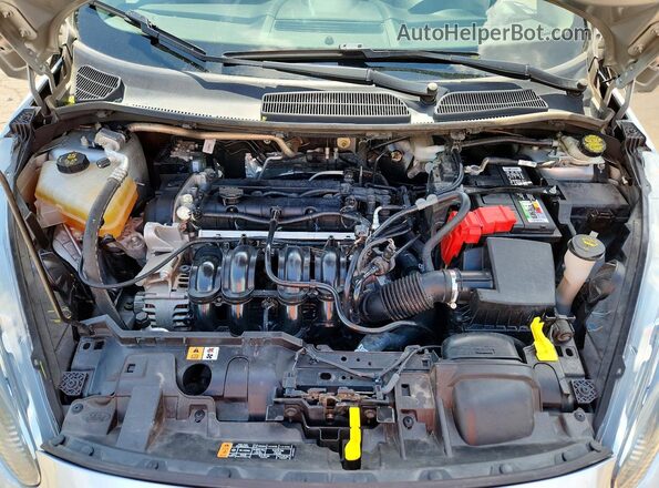 3FADP4BJ1JM124874 2018 FORD FIESTA Silver Սալոնի հետևի տեսք