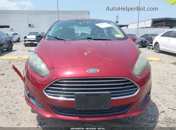 3FADP4BJ2GM142986 2016 FORD FIESTA Красный Вид щитка приборов
