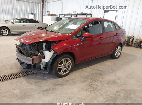 3FADP4BJ2HM164505 2017 FORD FIESTA Red წინა მარცხენა ხედი სამი მეოთხედიდან