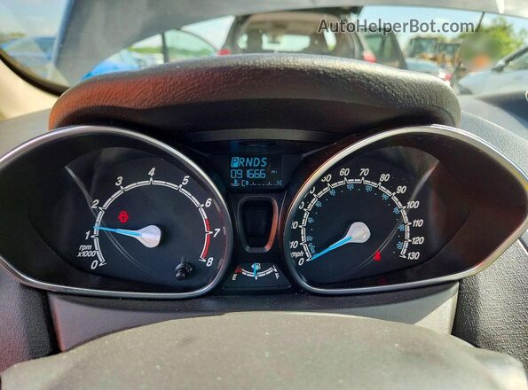 3FADP4BJ2JM126259 2018 FORD FIESTA Gray Vista del cuadro de instrumentos