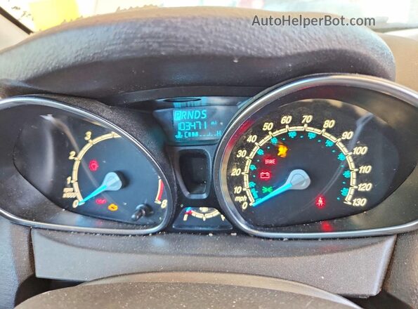 3FADP4BJ2KM106661 2019 FORD FIESTA Silver ხელსაწყოთა პანელის ხედი