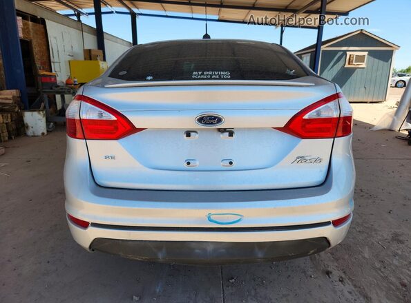 3FADP4BJ2KM106661 2019 FORD FIESTA Silver უკანა ხედი