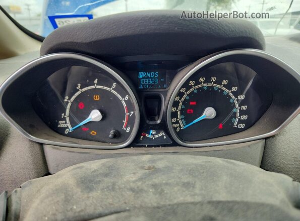 3FADP4BJ2KM119815 2019 FORD FIESTA Blue Widok zestawu wskaźników