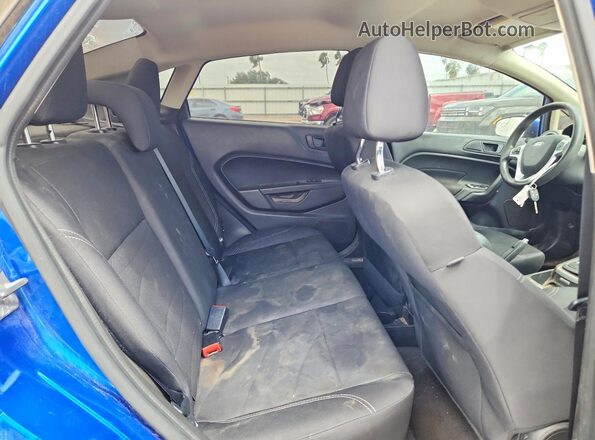 3FADP4BJ2KM119815 2019 FORD FIESTA Blue Widok tylnych siedzeń