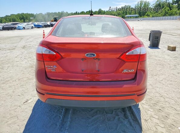 3FADP4BJ2KM145699 2019 FORD FIESTA Red Вид ззаду