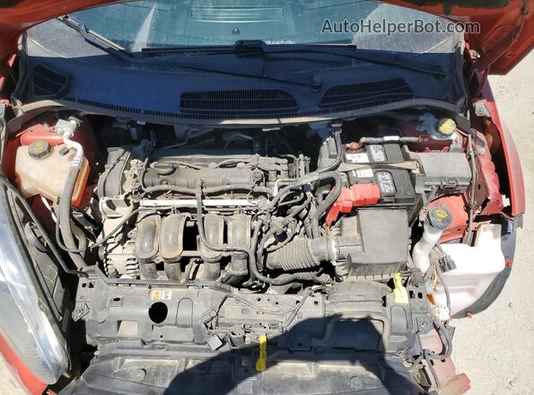 3FADP4BJ2KM145699 2019 FORD FIESTA Red Вид задньої частини салону