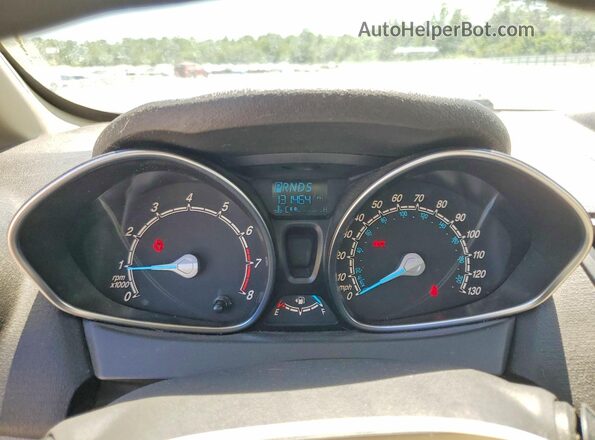 3FADP4BJ2KM145699 2019 FORD FIESTA Red Вид щитка приладів