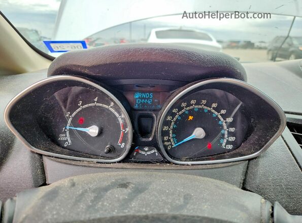3FADP4BJ3JM112144 2018 FORD FIESTA White ხელსაწყოთა პანელის ხედი