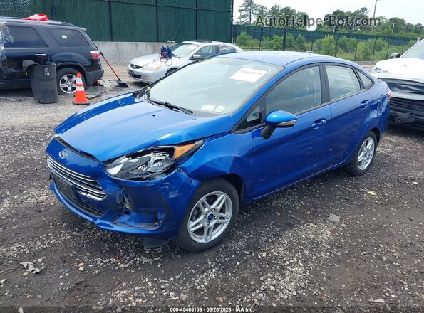 3FADP4BJ3JM139800 2018 FORD FIESTA Blue Առջևի ձախ երեք քառորդ տեսարան