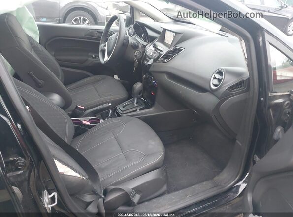 3FADP4BJ3JM145385 2018 FORD FIESTA Black Front interior view