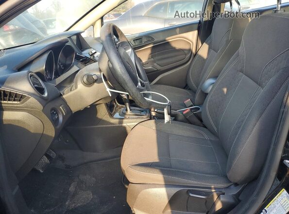 3FADP4BJ3KM148837 2019 FORD FIESTA Black Front interior view