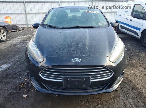 3FADP4BJ3KM148837 2019 FORD FIESTA Black Front view