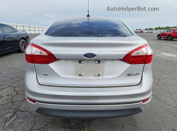 3FADP4BJ4HM145177 2017 FORD FIESTA Серебряный Вид сзади
