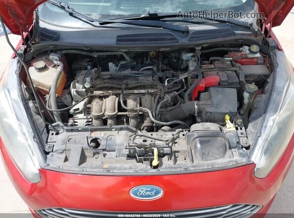 3FADP4BJ4KM123249 2019 FORD FIESTA Красный Вид сзади