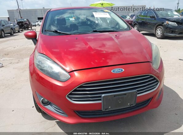 3FADP4BJ4KM123249 2019 FORD FIESTA Красный Вид щитка приборов