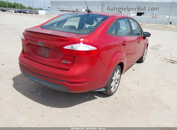 3FADP4BJ4KM123249 2019 FORD FIESTA Красный Задняя правая четверть