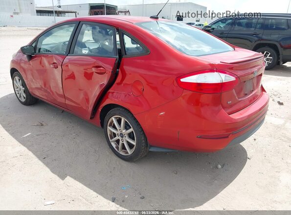 3FADP4BJ4KM123249 2019 FORD FIESTA Красный Задняя левая четверть