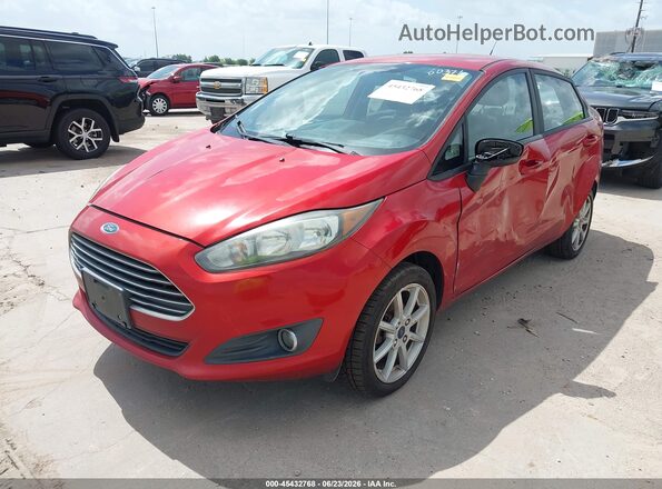 3FADP4BJ4KM123249 2019 FORD FIESTA Красный Передняя левая четверть