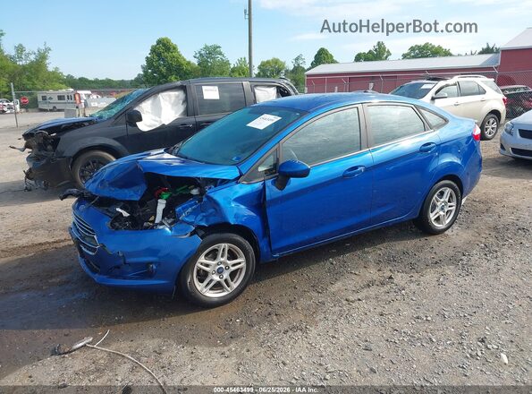 3FADP4BJ4KM141704 2019 FORD FIESTA Blue Przód lewy