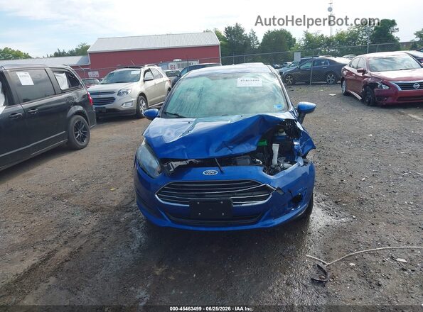 3FADP4BJ4KM141704 2019 FORD FIESTA Blue Widok zestawu wskaźników