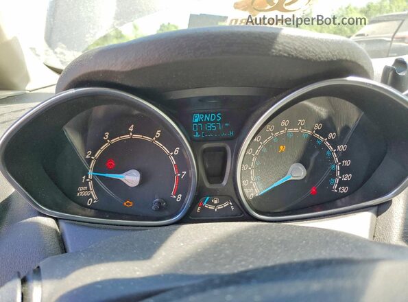 3FADP4BJ4KM151441 2019 FORD FIESTA Gray Вид щитка приладів