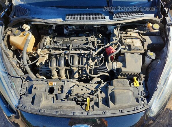 3FADP4BJ5GM106774 2016 FORD FIESTA Black Вид задньої частини салону