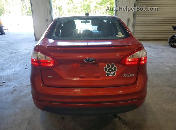 3FADP4BJ5KM106492 2019 FORD FIESTA Red Вид ззаду