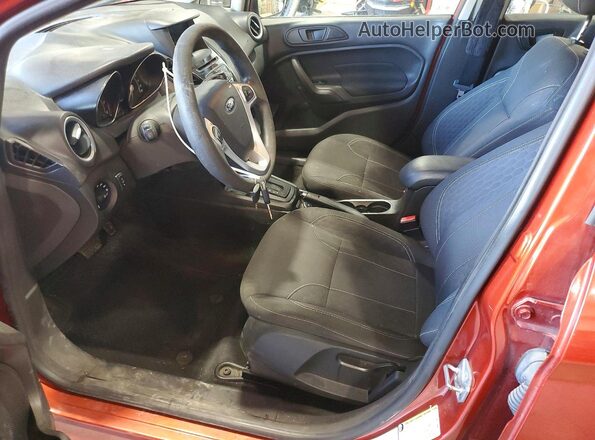 3FADP4BJ5KM106492 2019 FORD FIESTA Red Вид салону спереду