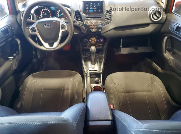 3FADP4BJ5KM106492 2019 FORD FIESTA Red Вид панелі приладів