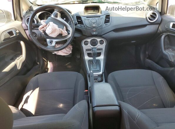 3FADP4BJ6GM107383 2016 FORD FIESTA Black Widok deski rozdzielczej