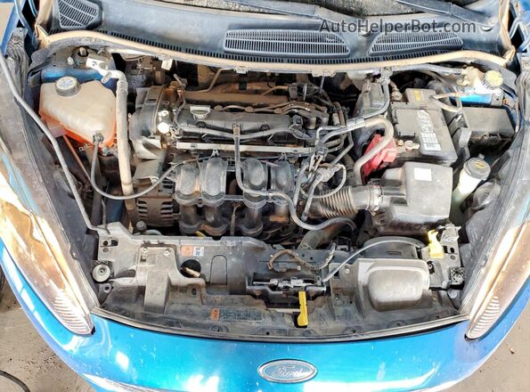 3FADP4BJ6GM118545 2016 FORD FIESTA Blue Սալոնի հետևի տեսք