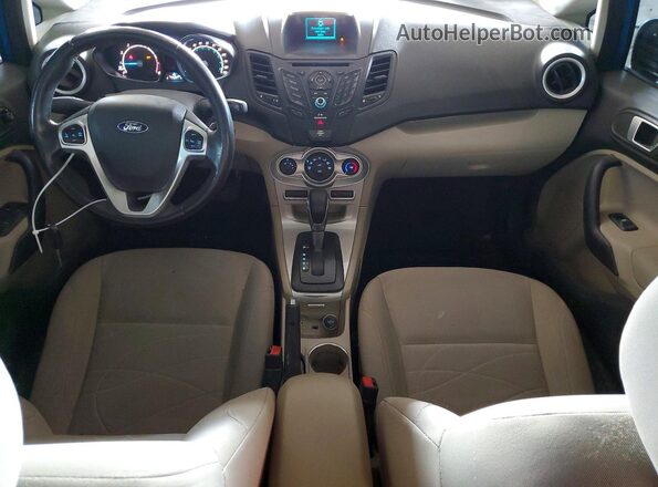 3FADP4BJ6GM118545 2016 FORD FIESTA Blue Առջևի վահանակի տեսք