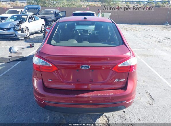 3FADP4BJ6GM198445 2016 FORD FIESTA Red 