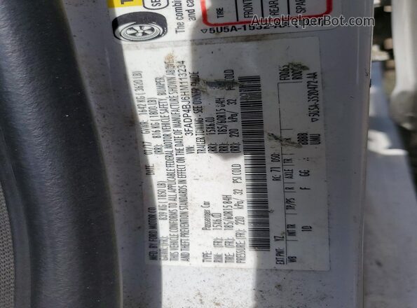 3FADP4BJ6HM113234 2017 FORD FIESTA White Engine compartment view